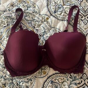 Victoria's Secret Dream Angels Rich Plum Bra 36DDD
